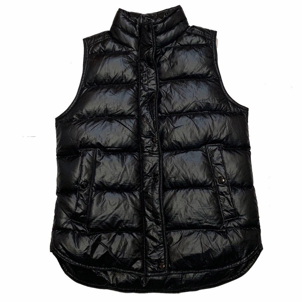 XS / J Crew Black Puffer Vest